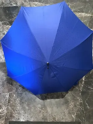 New Fendi Logomania Zucca FF Logo Monogram Blue Umbrella  • $295