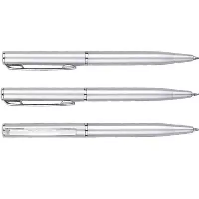 1pcs Light Silver Ballpoint Pen Mini Short Style Stationery School --50% Free • $0.99