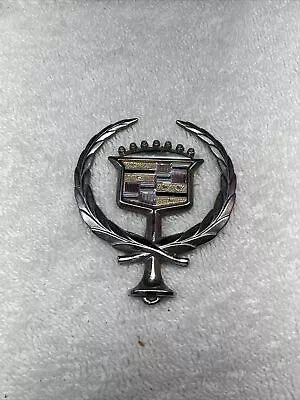 Great Condition Vintage Cadillac Chrome Hood Ornament Emblem Car Part  • $20