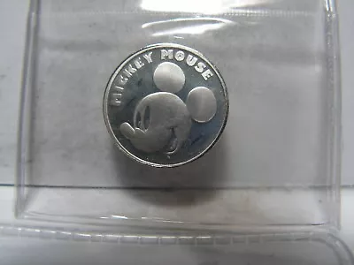 Mickey Mouse Disney  .999 Pure 1/20 Oz Silver Round Sealed In Flip • $9.95