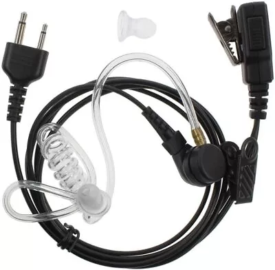 Covert Acoustic Tube Bodyguard Earpiece Headset Mic For Icom Maxon Yaesu Vertex • $14.99