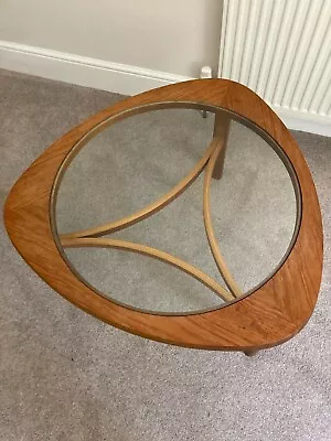 Nathan Vintage Retro Teak & Glass Coffee Table • £200