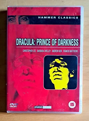 Dracula Prince Of Darkness  Dvd Hammer Horror Christopher Lee • £8