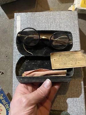 10k?? BR Bausch & Lomb (B&L) Rimless Vintage Eyeglasses • $35