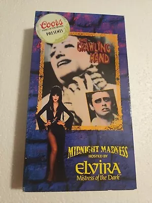 The Crawling Hand (VHS Elviras  Midnight Madness  Series) Coors Beer Presents • $3.25