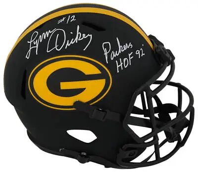 Lynn Dickey Signed Packers ECLIPSE Riddell F/S Rep Helmet W/Packers HOF (SS COA) • $341.24