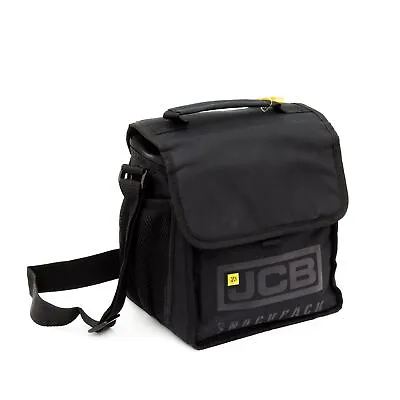 JCB Black Insulated Mens Lunch Bag | Adult Lunch Bag With Bottle Holder • £17.99