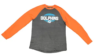 NFL Miami Dolphins Men's Gray/Orange Long Sleeve New Without Tags Authentic NFL • $19.99