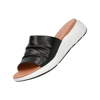 CAPRICE Mule Flat Slippers Anti-Skid Soft & Comfortable Size 4 - Black Nappa • £70.99