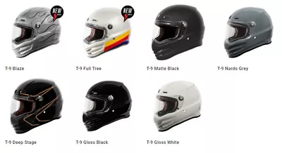 Torc T9 Retro Full Face Motocross Motorcycle Helmet - CHOOSE COLOR & SIZE • $299.99