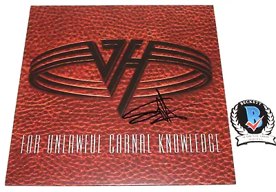 Sammy Hagar Signed Van Halen For Unlawful Carnal Knowledge Album Vinyl Beckett • $339.99