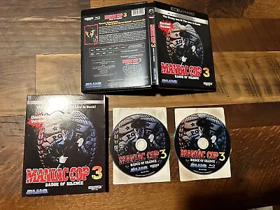 Maniac Cop 3 4K Ultra HD/Blu Ray*Blue Underground*Rare Slipcover*2 Disc* • $22