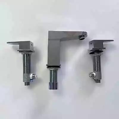Crosswater Modest 3 Tap Hole Deck Mounted Chrome Finish Basin Mixer Tap • £49.99