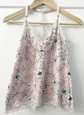 Marilyn Monroe Pink Floral Camisole Sleepwear Top M • $8.99