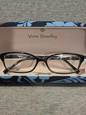 Vera Bradley Floral Eye Glasses Frames With Matching Hard Shell Case Glasses • $18.99