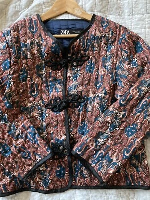$45 • Buy Zara Quilted Jacket M As New