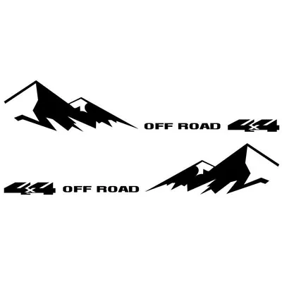 Car Side Body Stickers 4X4 Off Road Mountain Decals Vinyl DIY Trim For Truck SUV • $19.70