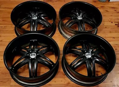 GENUINE DUB 4X Satin Black 24in 6x139.7mm Wheels FOR Chevrolet Cadillac GMC  • $1550