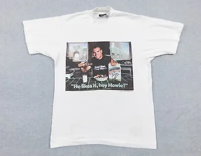 Vintage Oakland Raiders Shirt Adult Medium White 80s Howie Long NFL Football Tee • $39.99