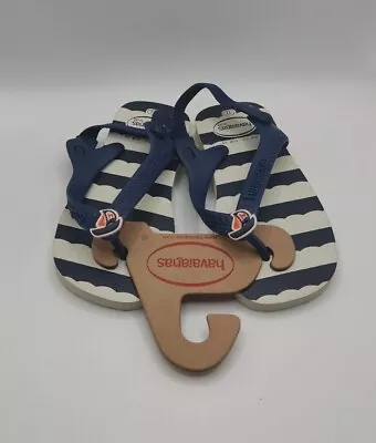 Havaianas Unisex Baby - Sailing Flip Flops UK Size 7C EUR 24  BNWT  • £5