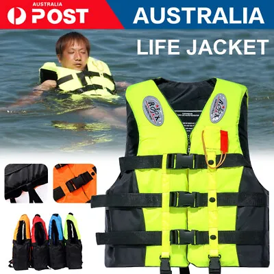  Life Jackets Watersport Ski Buoyancy Aid Kayak Sailing Boating Jacket Adult/Kid • $9.69
