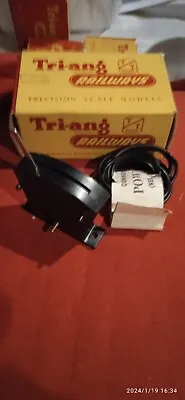 Triang/Hornby RT.44 BLACK Lever SWITCH & NEW POWER CABLES IN BOX.EXCELLENT. • £9.99