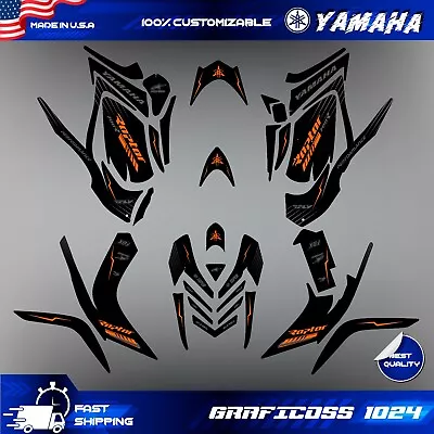 Fits Yamaha Raptor 700R Graphics Kit 2006 2007 2008 2009 2010 2011 2012 Decals • $282.06