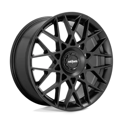 19x8.5 Rotiform R165 BLQ-C Matte Black Wheel 5x112 (35mm) • $367