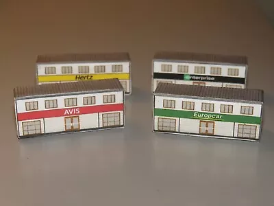 Model Airport Car Rental GSE Accessories Buildings 4 Pack 1:400 1:500 Cabins • $10.57