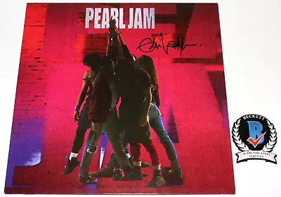 Eddie Vedder Signed Pearl Jam 'ten' Vinyl Album Record Lp Beckett Coa Autograph • $4168.90