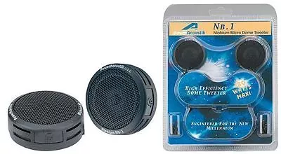 Pair New Power Acoustik NB-1 180 Watt Car Tweeters NB1 2-Way Mount Tweeter • $12.75