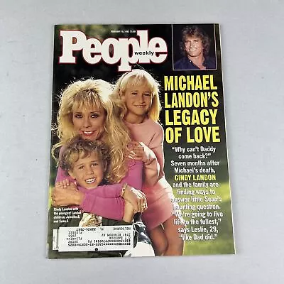 People Magazine February 10 1992 / Cindy Landon Michael Landon • $6.74