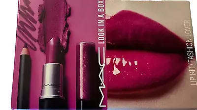 New MAC Look In A Box Lip Kit Fashion Lover - Lipstick Lipgloss & Lip Liner • $74.95