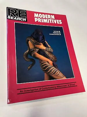 Modern Primitives (RE/Search #12) V. Vale Don Ed Hardy Tattoo Piercing. NR FS • $25