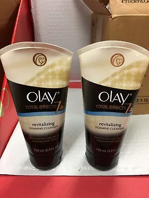 Olay (2 TUBES) Total Effects Revitalizing Foaming Face Cleanser 5.0 Oz NEW • $15.99