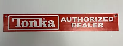 Tonka Toy Truck Banner Red & White   Dealer Sign • $5.99