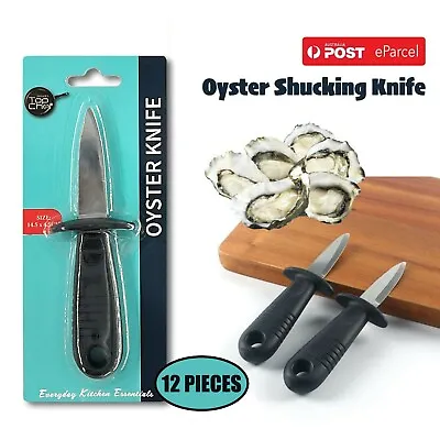 2/6/12x Oyster Shucking Knife Clam Shellfish Seafood Opener Tool Shucker Knives • $45.90