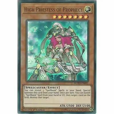 High Priestess Of Prophecy DUPO-EN081 Ultra Rare Card - 1st Edition - Yu-Gi-Oh! • £0.99