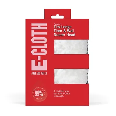 £6.99 • Buy E-cloth Flexi Edge Floor & Wall Duster Head Machine Washable     Fwdh