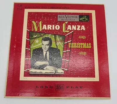 Mario Lanza Sings Christmas Songs LM155 RCA Victor 10  33 Rpm Lp • $12