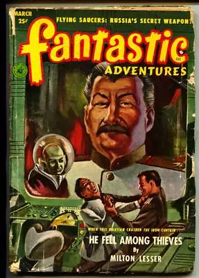 Fantastic Adventures-Pulp-3/1952-Milton Lesser-Mack Reynolds • $35.70