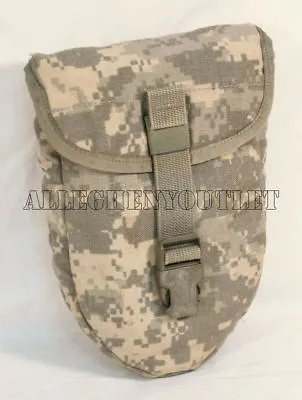 US Military ACU ETool CARRIER Shovel Cover Molle ENTRENCHING TOOL POUCH Case GC • $2.99