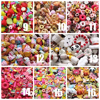 $14.09 • Buy Gifts Kawaii Slime Charms Beads Nail Decoration Scrapbooking Supplies Crafts.