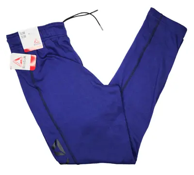 Reebok #11420 NEW Men's Slim Cruise Control Elastic Waist Drawstring Knit Pants • $17.99