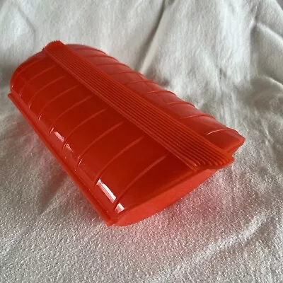 Lekue Orange Steam Case SILICONE STEAMER For The Microwave EUC • $10.95