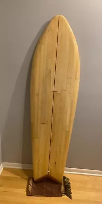 Handmade 6'1  Twin Fin Fish Balsa Surfboard By EWL Surfboards W/FCS Fin Boxes  • $800