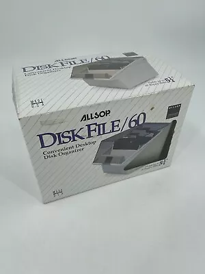 Allsop Disk File Convenient Desktop Disk Organizer Holds Up To 5 1/4  60 Floppy  • $24.95