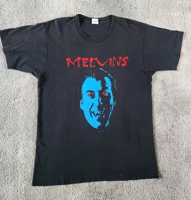 Vintage 80s Melvins Christopher Lee Dracula T-Shirt Single Stitch Rare 1989 • $510