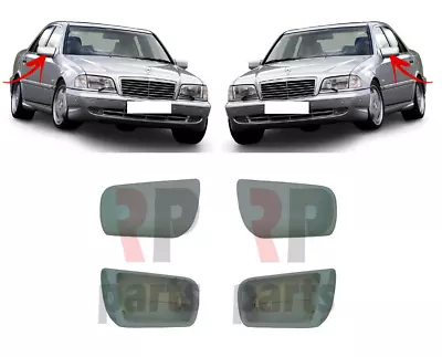 For Mb E W210 96-03 Mb C W202 96-01 Wing Mirror Cover Cap For Painting Pair Set • $63.27