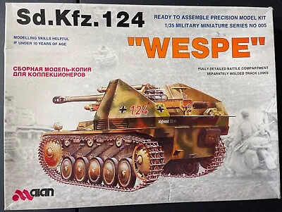 Alan Sd.Kfz.124 Wespe No.005 1/35 NIB Model Kit ‘Sullys Hobbies’  • $29.88